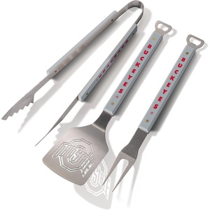 image:imageYouTheFan NCAA Spirit Series 3pc BBQ SetOhio State Buckeyes