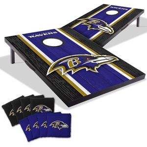 image:imageYouTheFan NFL 2 x 3 Portable Cornhole Game with Logo BagsBaltimore Ravens
