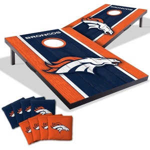 image:imageYouTheFan NFL 2 x 3 Portable Cornhole Game with Logo BagsDenver Broncos