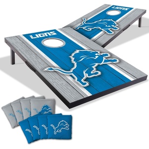 image:imageYouTheFan NFL 2 x 3 Portable Cornhole Game with Logo BagsDetroit Lions