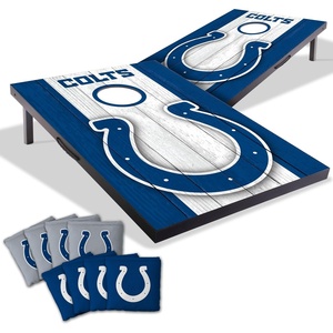 image:imageYouTheFan NFL 2 x 3 Portable Cornhole Game with Logo BagsIndianapolis Colts