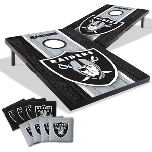image:imageYouTheFan NFL 2 x 3 Portable Cornhole Game with Logo BagsLas Vegas Raiders