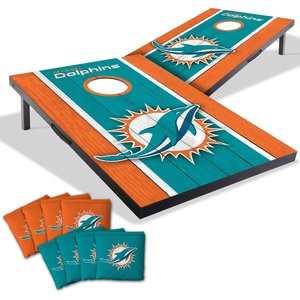 image:imageYouTheFan NFL 2 x 3 Portable Cornhole Game with Logo BagsMiami Dolphins