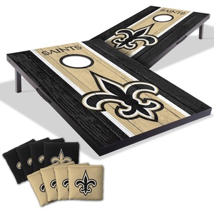 image:imageYouTheFan NFL 2 x 3 Portable Cornhole Game with Logo BagsNew Orleans Saints