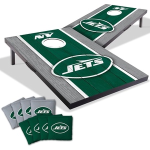 image:imageYouTheFan NFL 2 x 3 Portable Cornhole Game with Logo BagsNew York Jets