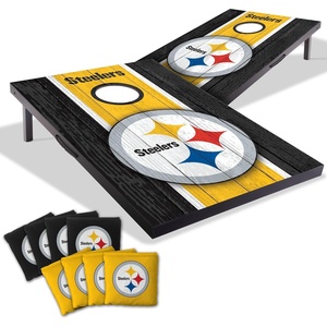 image:imageYouTheFan NFL 2 x 3 Portable Cornhole Game with Logo BagsPittsburgh Steelers