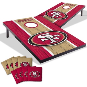 image:imageYouTheFan NFL 2 x 3 Portable Cornhole Game with Logo BagsSan Francisco 49ers