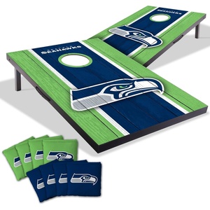 image:imageYouTheFan NFL 2 x 3 Portable Cornhole Game with Logo BagsSeattle Seahawks