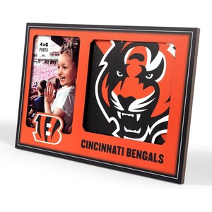 image:imageYouTheFan NFL 3D Logo Picture FrameCincinnati Bengals