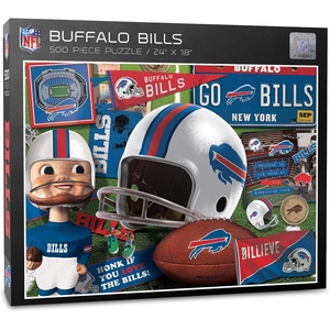 image:imageYouTheFan NFL Retro Series Puzzle  500 PiecesBuffalo Bills