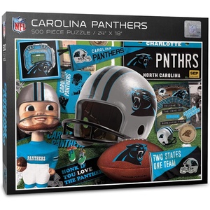 image:imageYouTheFan NFL Retro Series Puzzle  500 PiecesCarolina Panthers