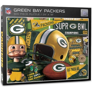 image:imageYouTheFan NFL Retro Series Puzzle  500 PiecesGreen Bay Packers