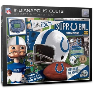 image:imageYouTheFan NFL Retro Series Puzzle  500 PiecesIndianapolis Colts