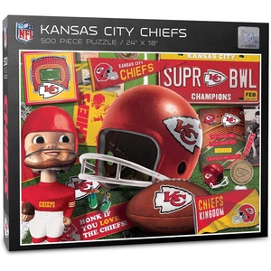image:imageYouTheFan NFL Retro Series Puzzle  500 PiecesKansas City Chiefs