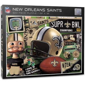 image:imageYouTheFan NFL Retro Series Puzzle  500 PiecesNew Orleans Saints