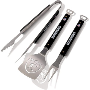 image:imageYouTheFan NFL Spirit Series 3Piece BBQ SetLas Vegas Raiders
