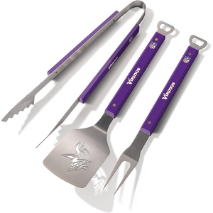 image:imageYouTheFan NFL Spirit Series 3Piece BBQ SetMinnesota Vikings