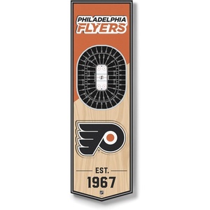 image:imageYouTheFan NHL 3D Stadium 6x19 BannerPhiladelphia Flyers