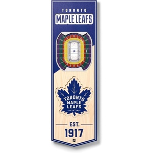 image:imageYouTheFan NHL 3D Stadium 6x19 BannerToronto Maple