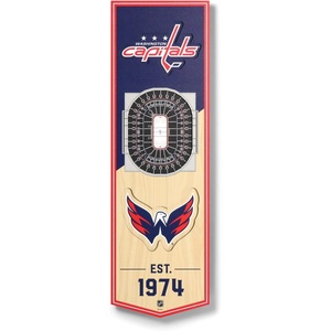 image:imageYouTheFan NHL 3D Stadium 6x19 BannerWashington Capitals