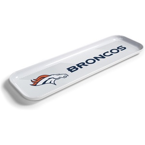 image:imageYouTheFan OfficiallyLicensed NFL Snack Platter Platter  100 Melamine Dishwasher Safe BPA Free  16 x 5  Fan Gift for Snacks appetizers and FoodDenver Broncos