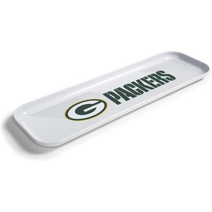 image:imageYouTheFan OfficiallyLicensed NFL Snack Platter Platter  100 Melamine Dishwasher Safe BPA Free  16 x 5  Fan Gift for Snacks appetizers and FoodGreen Bay Packers