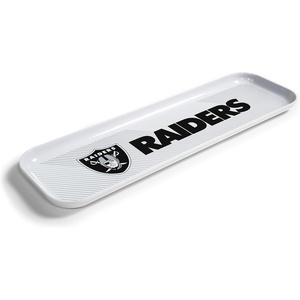 image:imageYouTheFan OfficiallyLicensed NFL Snack Platter Platter  100 Melamine Dishwasher Safe BPA Free  16 x 5  Fan Gift for Snacks appetizers and FoodLas Vegas Raiders