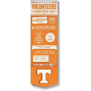 image:imageYouTheFan Officiallylicensed NCAA 6x19 Top 10 Signs Banner  humorous descriptions  fun sports fan phrases original design indoor team wall decor fan giftTennessee Volunteers