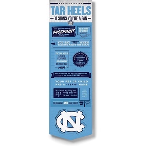image:imageYouTheFan Officiallylicensed NCAA 6x19 Top 10 Signs Banner  humorous descriptions  fun sports fan phrases original design indoor team wall decor fan giftNorth Carolina Tar Heels