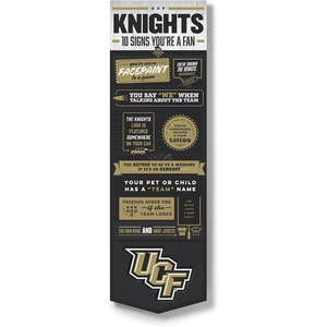 image:imageYouTheFan Officiallylicensed NCAA 6x19 Top 10 Signs Banner  humorous descriptions  fun sports fan phrases original design indoor team wall decor fan giftCentral Florida Knights