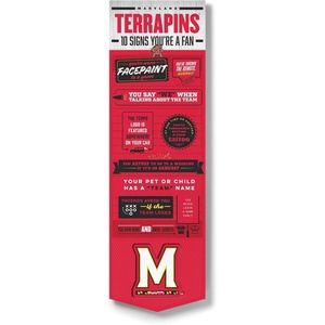 image:imageYouTheFan Officiallylicensed NCAA 6x19 Top 10 Signs Banner  humorous descriptions  fun sports fan phrases original design indoor team wall decor fan giftMaryland Terrapins
