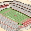 image:imageYouTheFan NCAA Butler Bulldogs 5Layer StadiumView 3D Wall Art  Hinkle FieldhouseArkansas Razorbacks