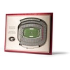 image:imageYouTheFan NCAA Butler Bulldogs 5Layer StadiumView 3D Wall Art  Hinkle FieldhouseGeorgia Bulldogs