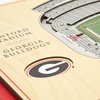 image:imageYouTheFan NCAA Butler Bulldogs 5Layer StadiumView 3D Wall Art  Hinkle FieldhouseGeorgia Bulldogs