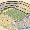 image:imageYouTheFan NCAA Butler Bulldogs 5Layer StadiumView 3D Wall Art  Hinkle FieldhouseLSU Tigers