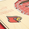 image:imageYouTheFan NCAA Butler Bulldogs 5Layer StadiumView 3D Wall Art  Hinkle FieldhouseLouisville Cardinals