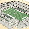image:imageYouTheFan NCAA Butler Bulldogs 5Layer StadiumView 3D Wall Art  Hinkle FieldhouseMichigan State Spartans
