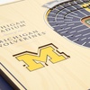 image:imageYouTheFan NCAA Butler Bulldogs 5Layer StadiumView 3D Wall Art  Hinkle FieldhouseMichigan Wolverines