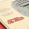image:imageYouTheFan NCAA Butler Bulldogs 5Layer StadiumView 3D Wall Art  Hinkle FieldhouseMississippi Rebels