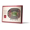 image:imageYouTheFan NCAA Butler Bulldogs 5Layer StadiumView 3D Wall Art  Hinkle FieldhouseNC State Wolfpack