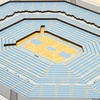 image:imageYouTheFan NCAA Butler Bulldogs 5Layer StadiumView 3D Wall Art  Hinkle FieldhouseNorth Carolina Tar Heels