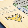 image:imageYouTheFan NCAA Butler Bulldogs 5Layer StadiumView 3D Wall Art  Hinkle FieldhouseWest Virginia Mountaineers