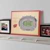 image:imageYouTheFan NCAA Butler Bulldogs 5Layer StadiumView 3D Wall Art  Hinkle FieldhouseWisconsin Badgers