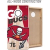 image:imageYouTheFan NFL 2 x 4 Professional Wood Cornhole Game with Logo BagsTeam Colors