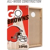 image:imageYouTheFan NFL 2 x 4 Professional Wood Cornhole Game with Logo BagsTeam Colors