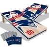 image:imageYouTheFan NFL 2 x 4 Professional Wood Cornhole Game with Logo BagsTeam Colors