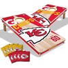 image:imageYouTheFan NFL 2 x 4 Professional Wood Cornhole Game with Logo BagsTeam Colors