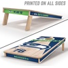 image:imageYouTheFan NFL 2 x 4 Professional Wood Cornhole Game with Logo BagsTeam Colors