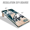 image:imageYouTheFan NFL 2 x 4 Professional Wood Cornhole Game with Logo BagsTeam Colors