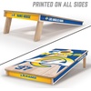 image:imageYouTheFan NFL 2 x 4 Professional Wood Cornhole Game with Logo BagsTeam Colors